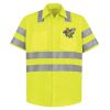 High Visibility Safety Short Sleeve Work Shirt Thumbnail