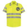 High Visibility Safety Short Sleeve Work Shirt Thumbnail