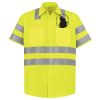 High Visibility Safety Short Sleeve Work Shirt Thumbnail