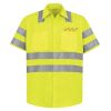 High Visibility Safety Short Sleeve Work Shirt Thumbnail