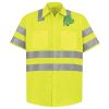 High Visibility Safety Short Sleeve Work Shirt Thumbnail