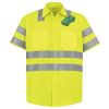 High Visibility Safety Short Sleeve Work Shirt Thumbnail