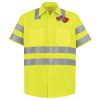 High Visibility Safety Short Sleeve Work Shirt Thumbnail