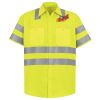 High Visibility Safety Short Sleeve Work Shirt Thumbnail