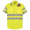 High Visibility Safety Short Sleeve Work Shirt Thumbnail
