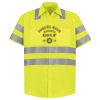High Visibility Safety Short Sleeve Work Shirt Thumbnail