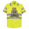 High Visibility Safety Short Sleeve Work Shirt Thumbnail