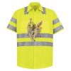 High Visibility Safety Short Sleeve Work Shirt Thumbnail