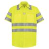 High Visibility Safety Short Sleeve Work Shirt Thumbnail