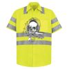 High Visibility Safety Short Sleeve Work Shirt Thumbnail