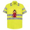 High Visibility Safety Short Sleeve Work Shirt Thumbnail