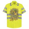 High Visibility Safety Short Sleeve Work Shirt Thumbnail