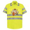 High Visibility Safety Short Sleeve Work Shirt Thumbnail