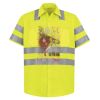 High Visibility Safety Short Sleeve Work Shirt Thumbnail