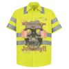 High Visibility Safety Short Sleeve Work Shirt Thumbnail