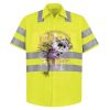 High Visibility Safety Short Sleeve Work Shirt Thumbnail