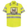 High Visibility Safety Short Sleeve Work Shirt Thumbnail