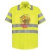 High Visibility Safety Short Sleeve Work Shirt Thumbnail