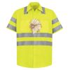 High Visibility Safety Short Sleeve Work Shirt Thumbnail