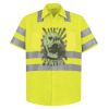 High Visibility Safety Short Sleeve Work Shirt Thumbnail