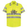 High Visibility Safety Short Sleeve Work Shirt Thumbnail