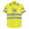 High Visibility Safety Short Sleeve Work Shirt Thumbnail