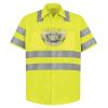 High Visibility Safety Short Sleeve Work Shirt Thumbnail