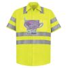 High Visibility Safety Short Sleeve Work Shirt Thumbnail