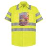 High Visibility Safety Short Sleeve Work Shirt Thumbnail