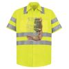 High Visibility Safety Short Sleeve Work Shirt Thumbnail