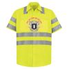 High Visibility Safety Short Sleeve Work Shirt Thumbnail