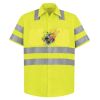 High Visibility Safety Short Sleeve Work Shirt Thumbnail