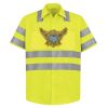 High Visibility Safety Short Sleeve Work Shirt Thumbnail