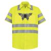 High Visibility Safety Short Sleeve Work Shirt Thumbnail