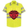 High Visibility Safety Short Sleeve Work Shirt Thumbnail