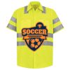 High Visibility Safety Short Sleeve Work Shirt Thumbnail