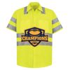 High Visibility Safety Short Sleeve Work Shirt Thumbnail