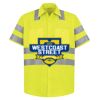 High Visibility Safety Short Sleeve Work Shirt Thumbnail