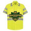 High Visibility Safety Short Sleeve Work Shirt Thumbnail