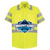 High Visibility Safety Short Sleeve Work Shirt Thumbnail