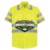 High Visibility Safety Short Sleeve Work Shirt Thumbnail