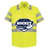 High Visibility Safety Short Sleeve Work Shirt Thumbnail