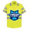 High Visibility Safety Short Sleeve Work Shirt Thumbnail