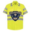 High Visibility Safety Short Sleeve Work Shirt Thumbnail