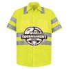 High Visibility Safety Short Sleeve Work Shirt Thumbnail