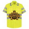 High Visibility Safety Short Sleeve Work Shirt Thumbnail