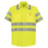 High Visibility Safety Short Sleeve Work Shirt Thumbnail