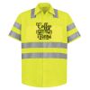 High Visibility Safety Short Sleeve Work Shirt Thumbnail