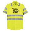 High Visibility Safety Short Sleeve Work Shirt Thumbnail