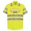 High Visibility Safety Short Sleeve Work Shirt Thumbnail